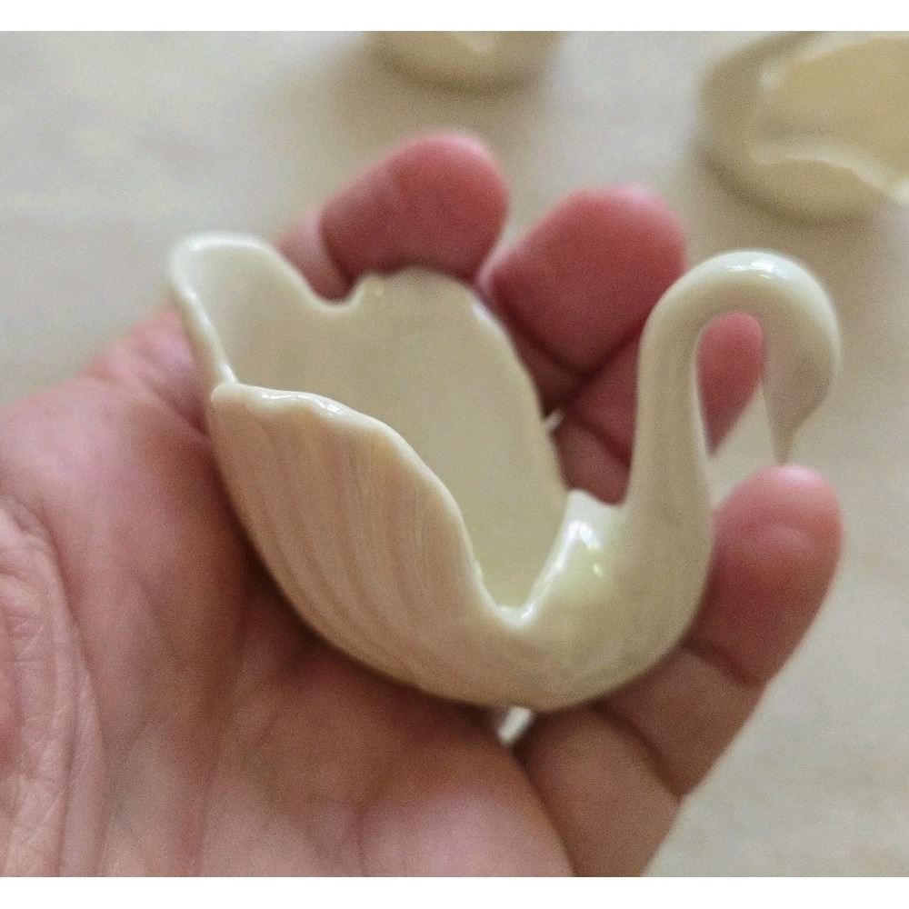 Lenox Small Swan Porcelain Dish Vintage Ring Holder Very Good Condition